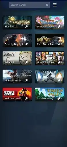 Game key storage project